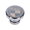 66Heroes Üzemanyagtöltő sapka 66Heroes alumínium krómozott Puch logóval Puch Maxi S, N modellekhez