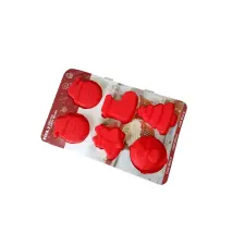  6 adagos karácsonyi szilikon muffin sütőforma sütés és főzés