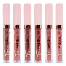 6 ajakfényből álló készlet, Ushas, Fanatic Gloss, Natural rúzs, szájfény