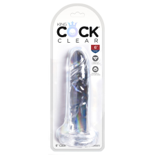 6" Clear műpénisz, dildó