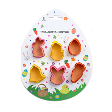  6 darabos mini műanyag süteménykiszúró – Húsvéti minta sütés és főzés