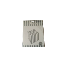  6 db ezüst csíkos sütis doboz 9*9*8 cm sütés és főzés