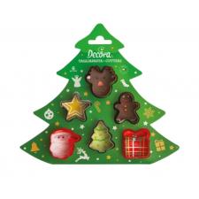  6 DB KARÁCSONYI SÜTEMÉNYKISZÚRÓ SZETT sütés és főzés