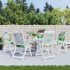  6 db többszínű szövet magas háttámlájú székpárna lakástextília