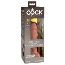 6" Dual Density Silicone Cock Tan műpénisz, dildó