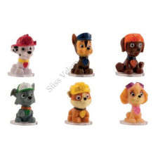  6 részes mini Mancs Őrjárat tortadíszítő figura készlet sütés és főzés