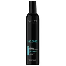  6.ZERO He.She hajhab Gel in Mousse – zselé állagú 300ml hajformázó