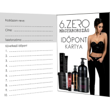 6.Zero Időpont Kártya II. 20db/csomag hajápoló eszköz