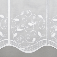  7024/60-101 fehér hímzett vitrázs függöny lakástextília