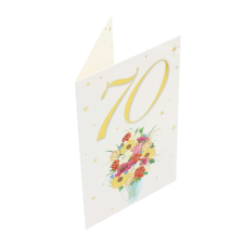  70. évfordulós üdvözlőlap party kellék