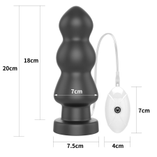  7.8" King Sized Vibrating Anal Rigger anál