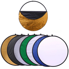  7 in 1 Derítőlap - 110cm Fotós reflektor, derítő háttér (Kerek) háttérkarton