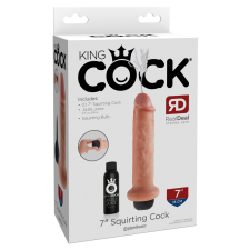  7&quot; Squirting Cock Light műpénisz, dildó