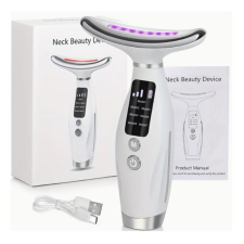  7 színű nagyfrekvenciás hordozható arcmasszírozó – USB tölthető, otthoni spa eszköz – QN430993 bőrápoló eszköz