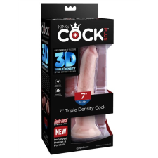  7" Triple Density Cock Light műpénisz, dildó