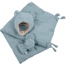 7AM Enfant készlet AIRY BLUE (6-12 hó.) - sapka, kesztyű, takaró (889427005825) lakástextília