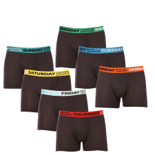 7PACK Férfi boxeralsó Gianvaglia fekete (GVG-5068) XL férfi alsó