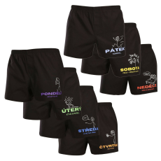  7PACK Nedeto férfi rövidnadrág 1. hét (7NTF1) 3XL