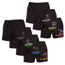 7PACK Nedeto férfi rövidnadrág 1. hét (7NTF1) XXL férfi alsó