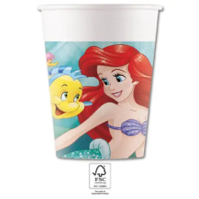 8 darabos papír pohár - Disney - Ariel a kis hableány party kellék