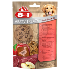 8 in 1 8 in 1 Meaty Treats fagyasztva szárított jutalomfalatok kutyáknak kacsából és almából 50 g jutalomfalat kutyáknak
