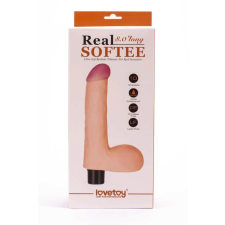  8&quot; Real Softee Vibrating Dildo 4 vibrátorok