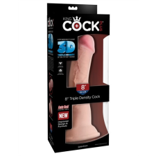  8" Triple Density Cock Light műpénisz, dildó