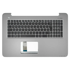  90NB0A01-R30140 gyári új fekete magyar laptop billentyűzet + ezüst fedél laptop alkatrész