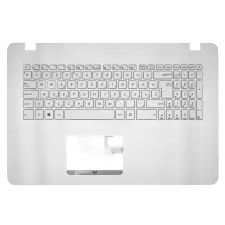  90NB0IF3-R31HU0 gyári új magyar fehér billentyűzet + fehér felső fedél laptop alkatrész