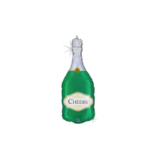 91 cm-es Cheers pezsgősüveg fólia lufi party kellék
