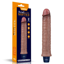 9.5" REAL SOFTEE Rechargeable Silicone Vibrating Dildo vibrátorok