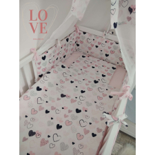 9 hónap - 4 részes bébi ágynemű - Love babaágynemű, babapléd