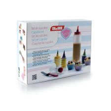  9 részes muffin készlet Ibili-Accessories, rozsdamentes acél/műanyag, többszínű sütés és főzés