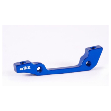 A2Z tárcsafék adapter villához, első, IS-PM180/185, alumínium, kék kerékpár fék