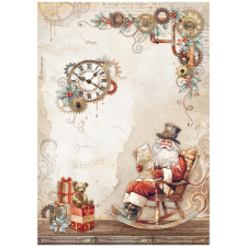  A4 rizspapír csom. - Gear up for Christmas Santa Claus dekorációs kellék