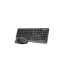 A4Tech FStyler Wireless Slim Billentyűzet ENG + Wireless Egér - Szürke (A4TKLA47478)