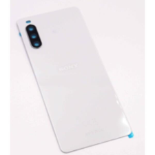 A5040375A Gyári akkufedél hátlap - burkolati elem Sony Xperia 10 III, fehér mobiltelefon, tablet alkatrész