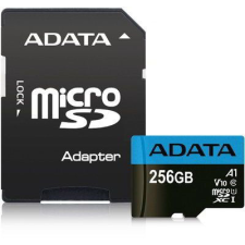 A-Data 256GB microSDXC Premier UHS-I Class10 V10 A1 + adapterrel memóriakártya