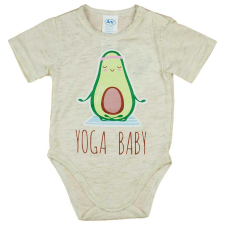 A-K Rövid ujjú baba body avokádós mintával kombidressz, body