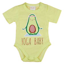 A-K Rövid ujjú baba body avokádós mintával kombidressz, body