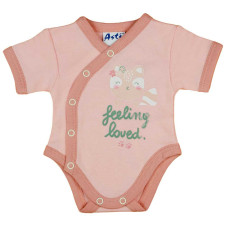 A-K Rövid ujjú baba body cicás mintával kombidressz, body