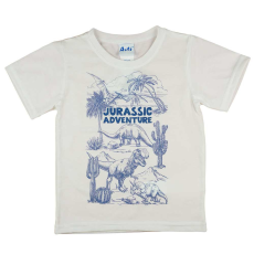 A-K Rövid ujjú fiú póló dinoszauruszos mintával