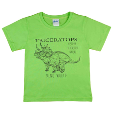 A-K Rövid ujjú fiú póló dinoszauruszos mintával