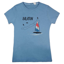 A-K Rövid ujjú női póló Balatonos mintával női póló