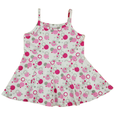 A-K Spagetti pántos lányka pamut ruha