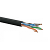 A-LANtec U/UTP CAT5e Installációs kábel 305m - Fekete (KIU5OUTS305)