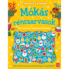 A Mikulás és manói - Mókás rénszarvasok - Pufi matricás foglalkoztatókönyv §K gyermek- és ifjúsági könyv