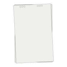 A-Series Flipchart papír 68x98cm, 5x20lapos tömb, A-seris sima flipchart