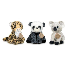  A természet veszélyeztetett állatai tigris,panda,koala plüss 27 cm plüssfigura