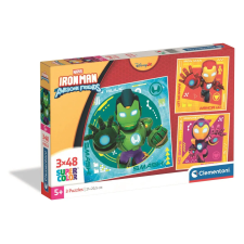  A Vasember és szupercsapata Hero Squad 3x48 db-os puzzle Clementoni puzzle, kirakós